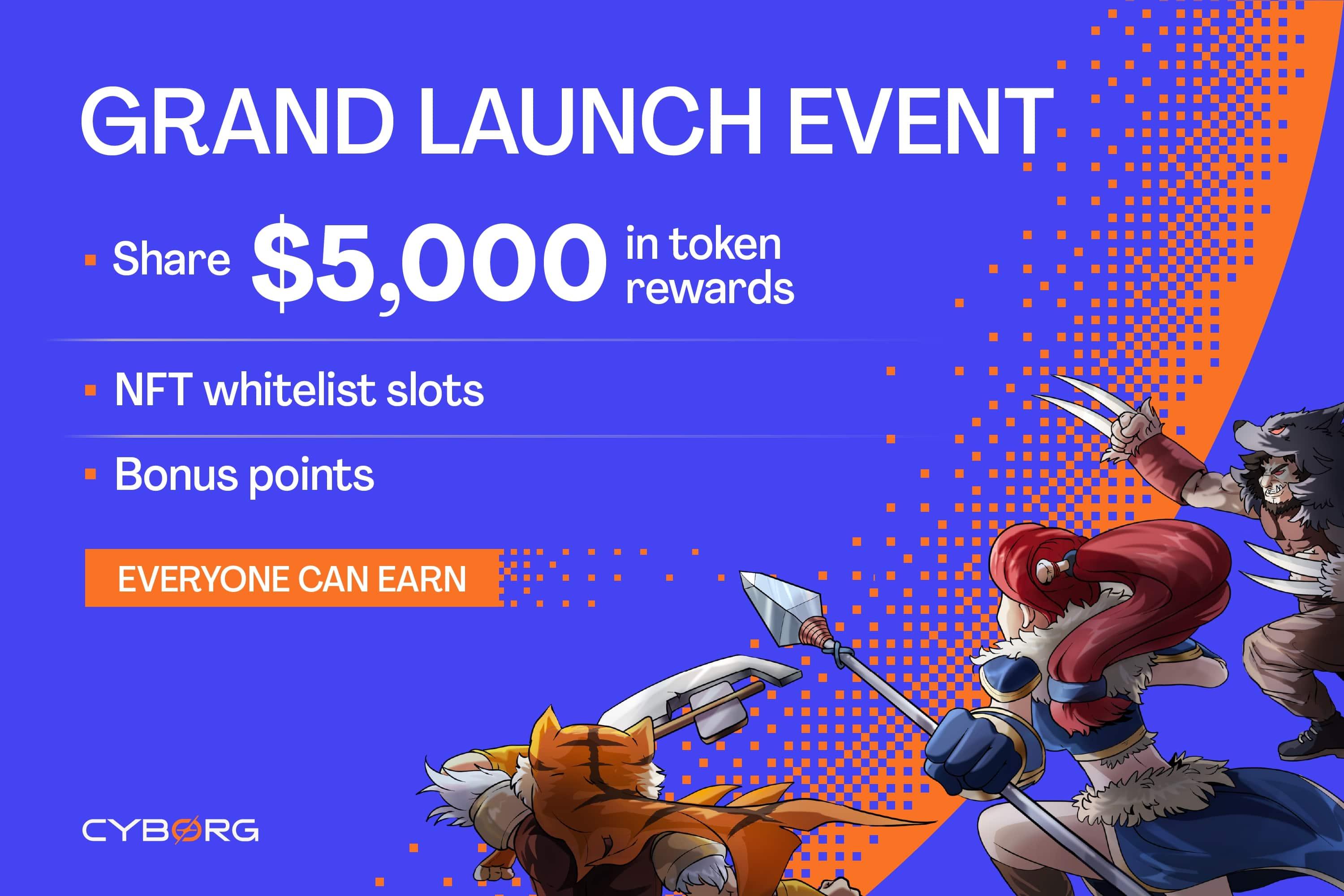 Cyborg Grand Launch Event: Make "First Contact" and Share $5,000!